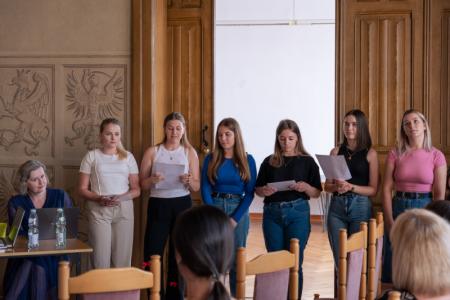 Spotkanie autorskie N. Belczenko, prowadzenie P. Ciucka, 1 lipca 2024, fot. R. Wolak